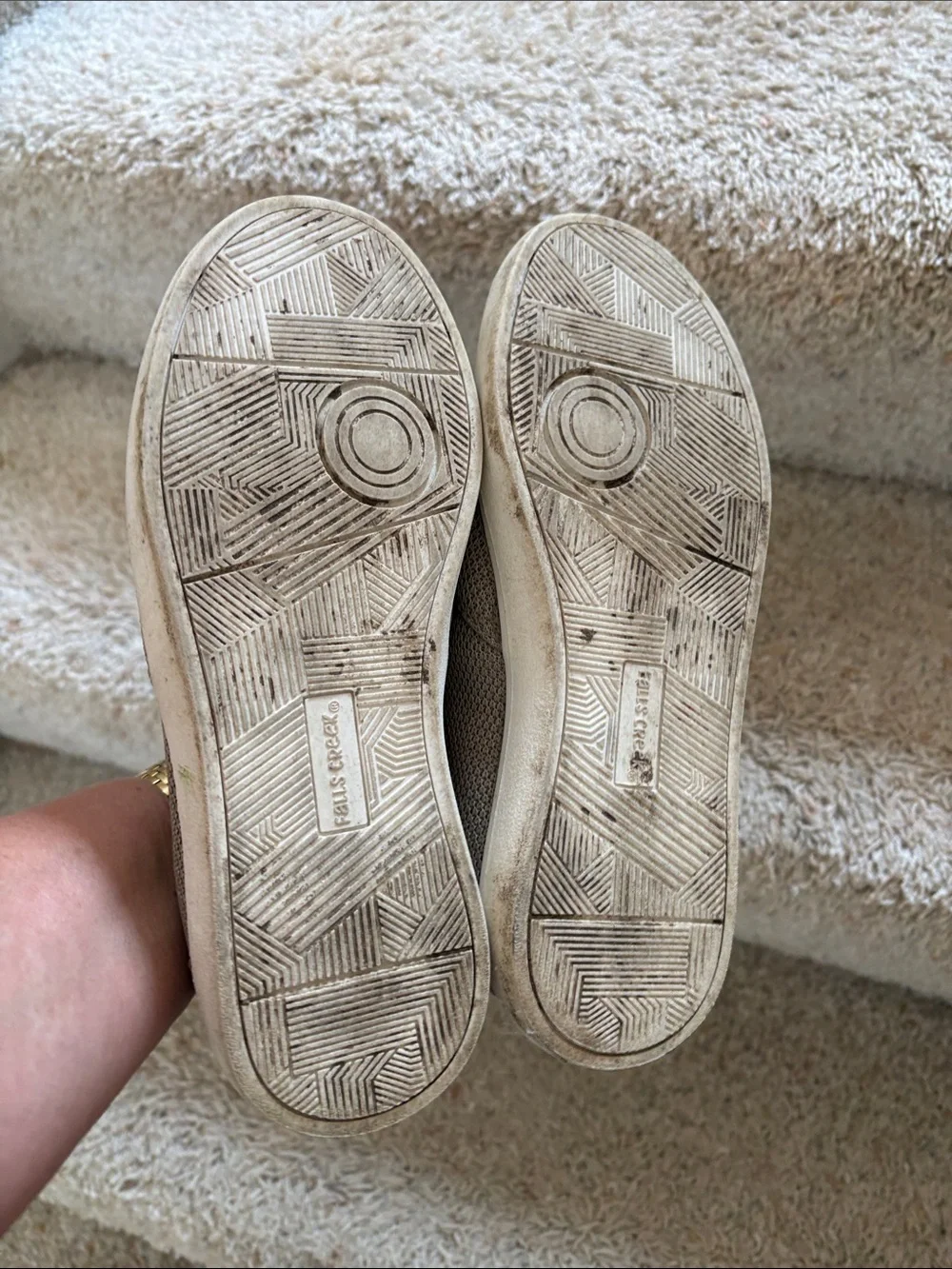 Slip-On Knit Men's Casual Shoes in Taupe